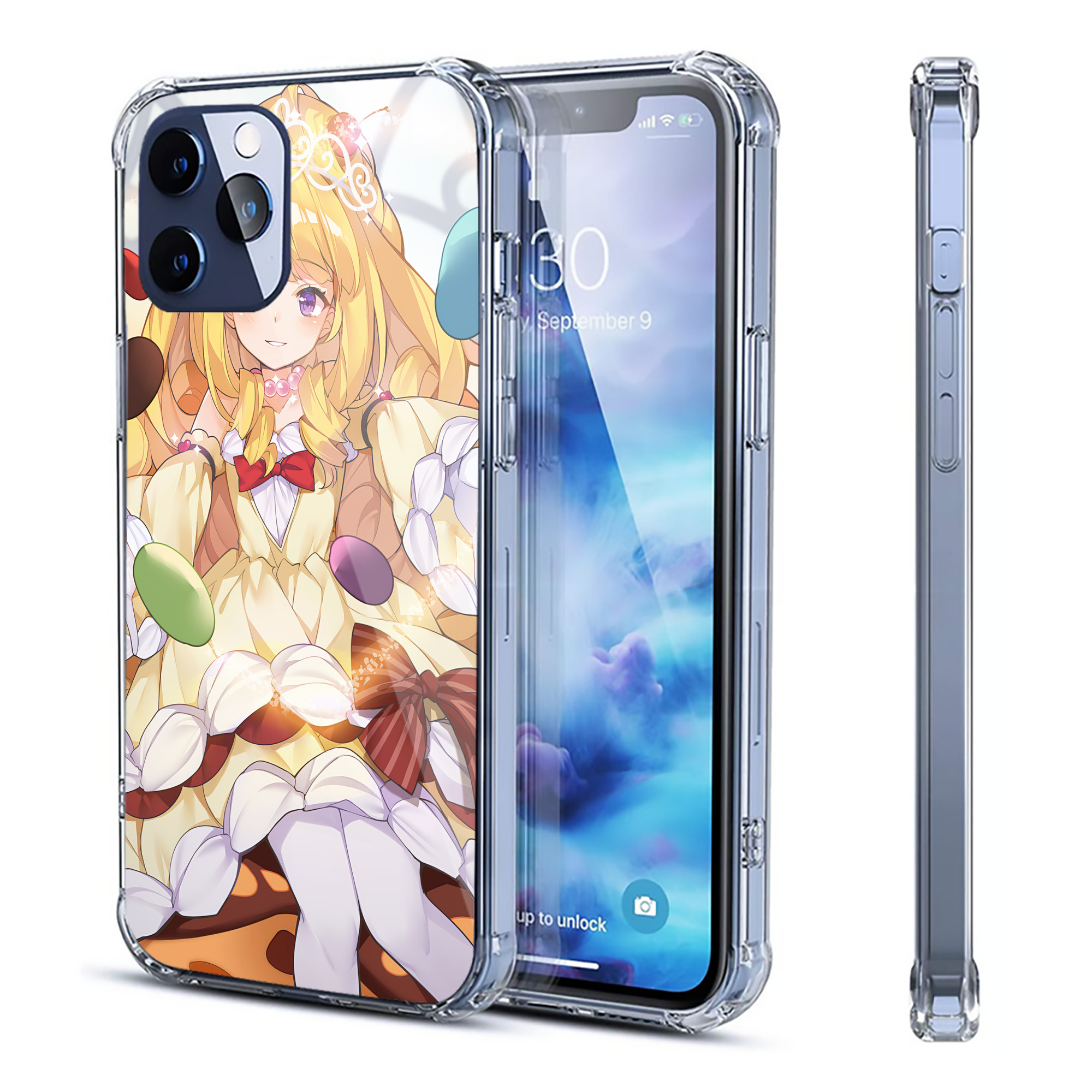 （画像用） 遊☆戯☆王 Yu-Gi-Oh! 【iPhone 12シリーズ対応】透明スマホケース（クリアソフトケース）